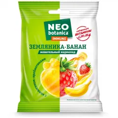 Мармелад Neo botanica Immuno земляника банан 75 гр. Рот Фронт